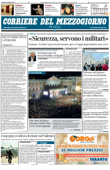 Corriere del Mezzogiorno (Puglia) - 8 Dec 2023
