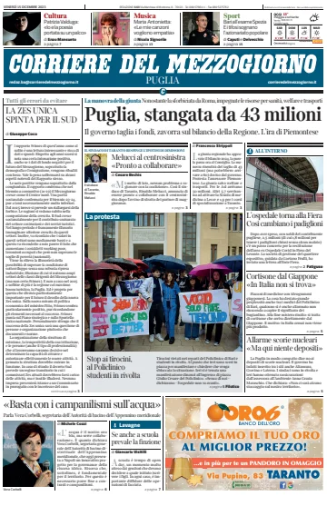 Corriere del Mezzogiorno (Puglia) - 15 Dec 2023