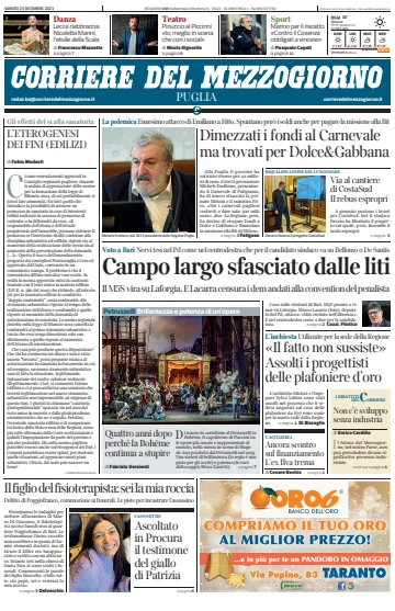 Corriere del Mezzogiorno (Puglia) - 23 Dec 2023