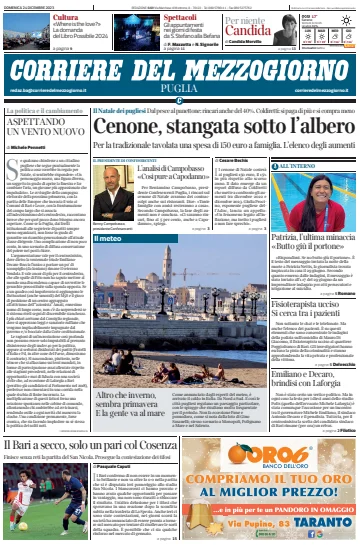 Corriere del Mezzogiorno (Puglia) - 24 Dec 2023