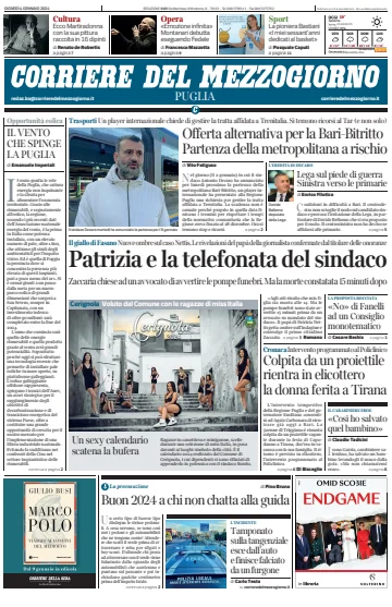 Corriere del Mezzogiorno (Puglia) - 4 Jan 2024
