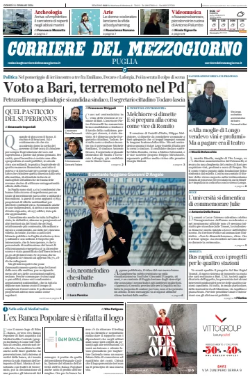 Corriere del Mezzogiorno (Puglia) - 11 Jan 2024