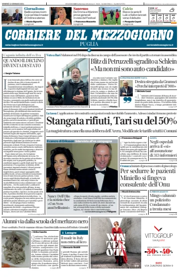 Corriere del Mezzogiorno (Puglia) - 12 Jan 2024