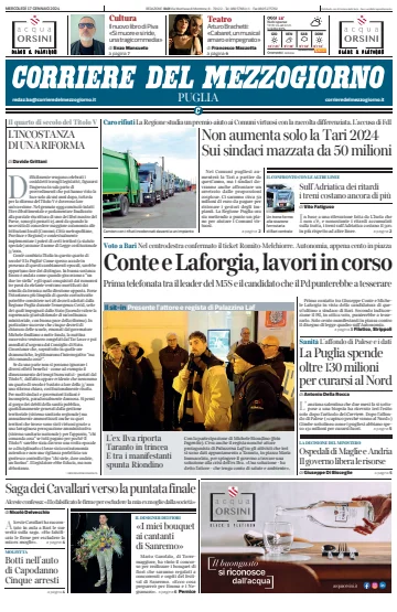 Corriere del Mezzogiorno (Puglia) - 17 Jan 2024
