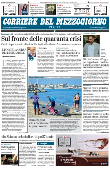 Corriere del Mezzogiorno (Puglia) - 19 Jan 2024