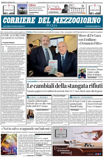 Corriere del Mezzogiorno (Puglia) - 21 Jan 2024
