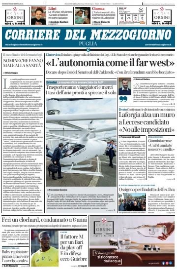 Corriere del Mezzogiorno (Puglia) - 25 Jan 2024