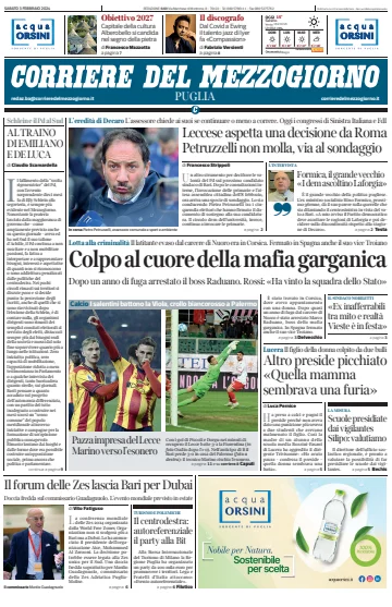 Corriere del Mezzogiorno (Puglia) - 3 Feb 2024