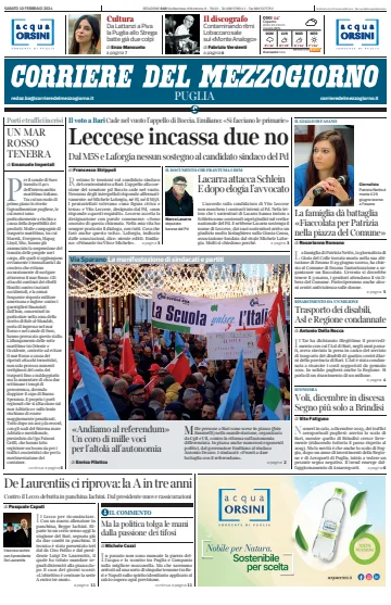 Corriere del Mezzogiorno (Puglia) - 10 Feb 2024