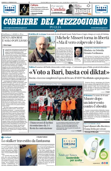 Corriere del Mezzogiorno (Puglia) - 11 Feb 2024