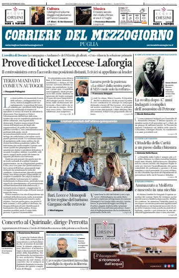 Corriere del Mezzogiorno (Puglia) - 20 Feb 2024