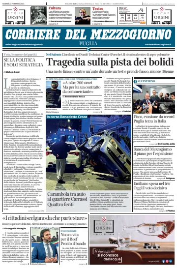 Corriere del Mezzogiorno (Puglia) - 22 Feb 2024