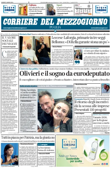Corriere del Mezzogiorno (Puglia) - 1 Mar 2024