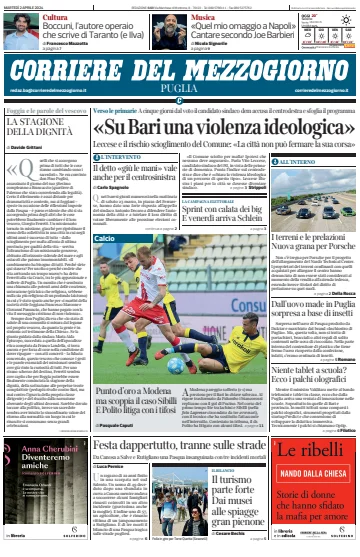 Corriere del Mezzogiorno (Puglia) - 2 Apr 2024