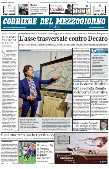 Corriere del Mezzogiorno (Puglia) - 07 四月 2024