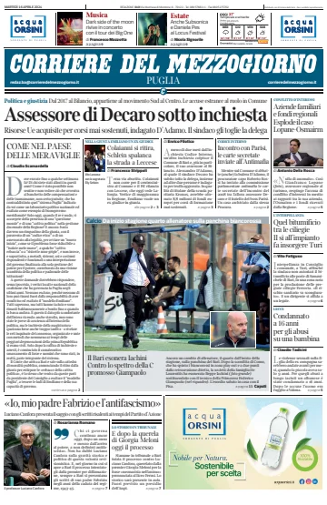 Corriere del Mezzogiorno (Puglia) - 16 Apr 2024