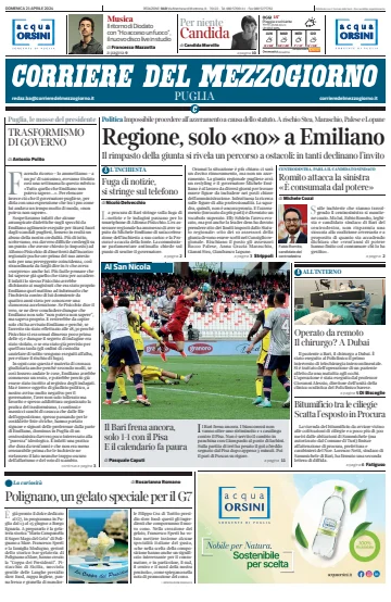 Corriere del Mezzogiorno (Puglia) - 21 4月 2024