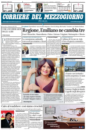 Corriere del Mezzogiorno (Puglia) - 24 四月 2024