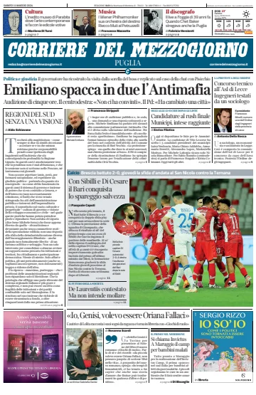 Corriere del Mezzogiorno (Puglia) - 11 Mai 2024