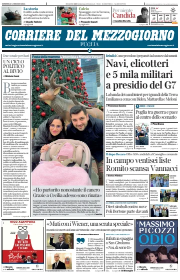 Corriere del Mezzogiorno (Puglia) - 12 Mai 2024