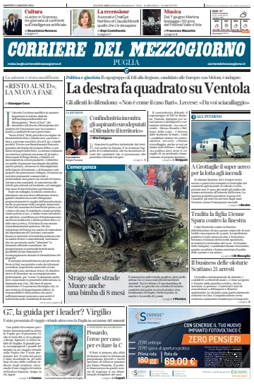 Corriere del Mezzogiorno (Puglia) - 21 May 2024