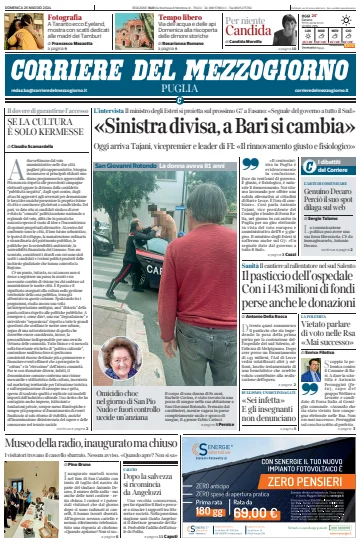 Corriere del Mezzogiorno (Puglia) - 26 Bealtaine 2024