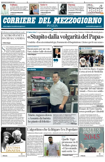 Corriere del Mezzogiorno (Puglia) - 29 Bealtaine 2024