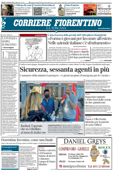 Corriere Fiorentino - 21 May 2022