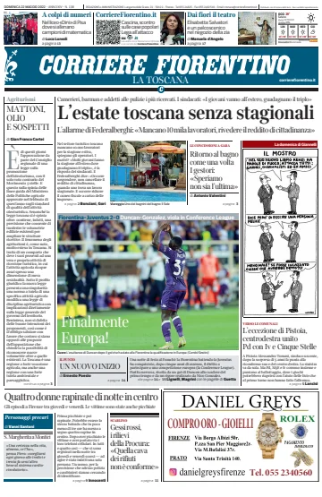 Corriere Fiorentino - 22 5월 2022
