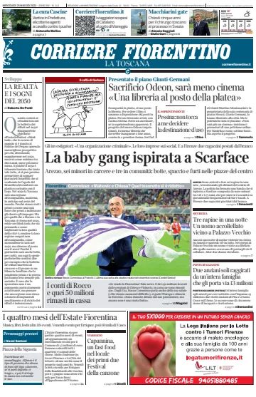 Corriere Fiorentino - 25 May 2022