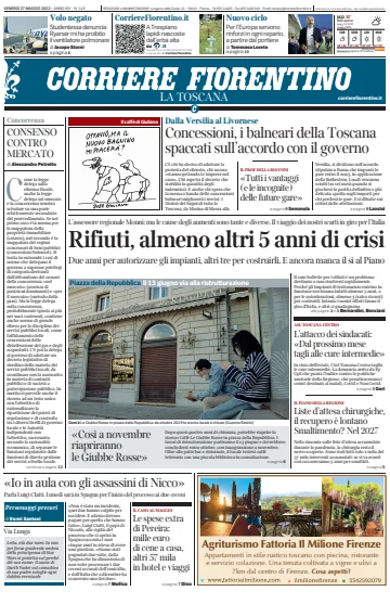 Corriere Fiorentino - 27 May 2022