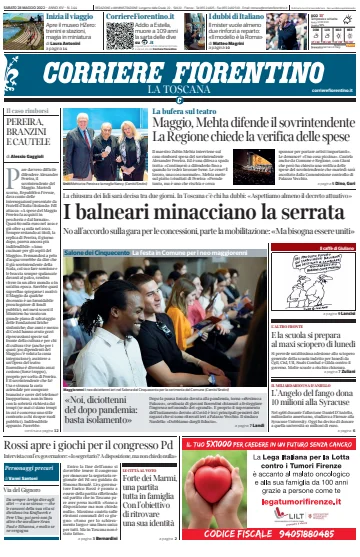 Corriere Fiorentino - 28 5월 2022