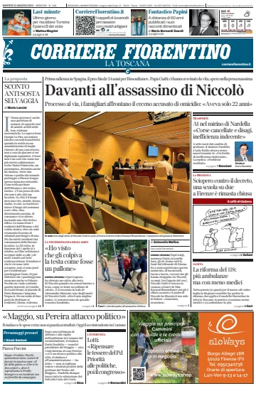 Corriere Fiorentino - 31 May 2022