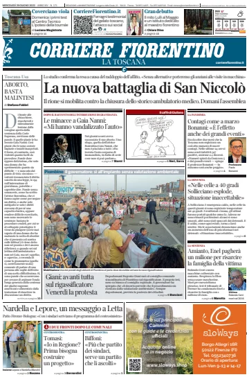 Corriere Fiorentino - 29 6월 2022