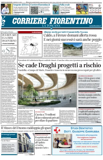 Corriere Fiorentino - 16 Jul 2022