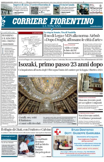 Corriere Fiorentino - 29 7월 2022