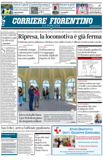 Corriere Fiorentino - 02 8월 2022