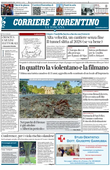 Corriere Fiorentino - 3 Aug 2022