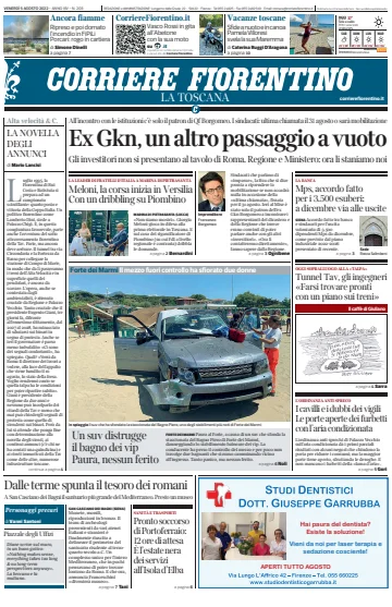 Corriere Fiorentino - 5 Aug 2022