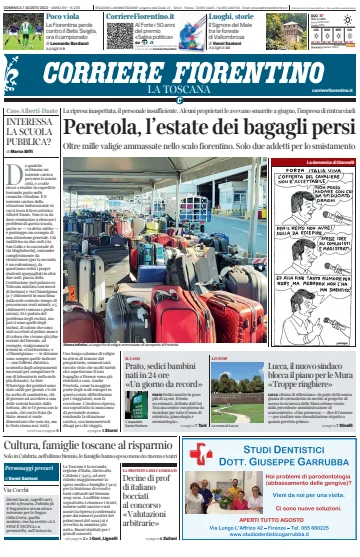 Corriere Fiorentino - 7 Aug 2022