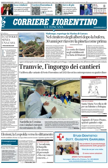 Corriere Fiorentino - 20 Aug 2022