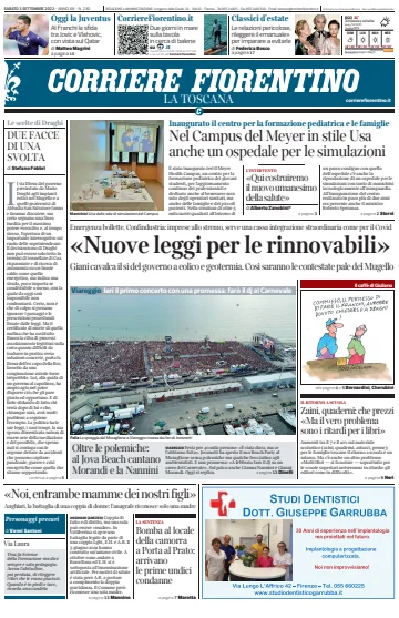 Corriere Fiorentino - 3 Sep 2022