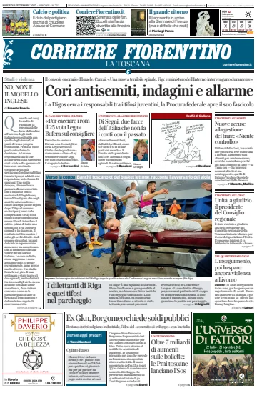 Corriere Fiorentino - 06 9월 2022
