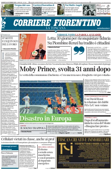 Corriere Fiorentino - 16 9월 2022