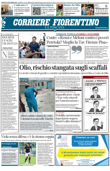 Corriere Fiorentino - 18 9월 2022