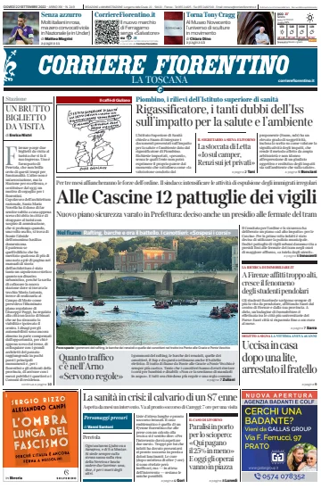 Corriere Fiorentino - 22 9월 2022