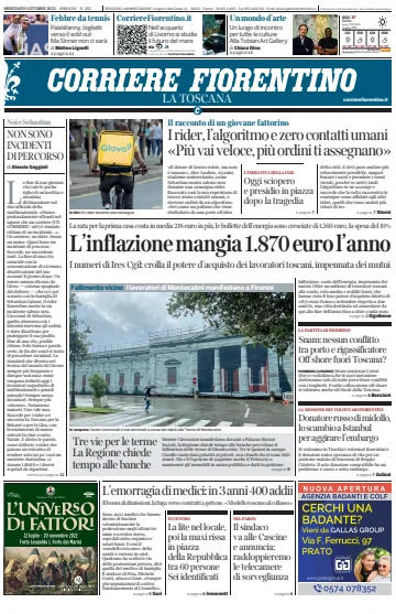 Corriere Fiorentino - 5 Oct 2022