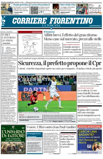 Corriere Fiorentino - 11 10월 2022