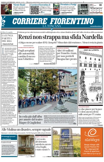Corriere Fiorentino - 16 Oct 2022