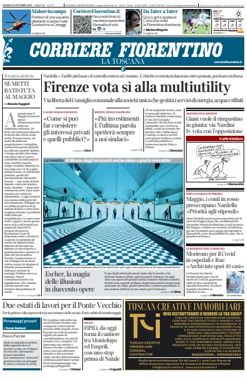 Corriere Fiorentino - 20 Oct 2022
